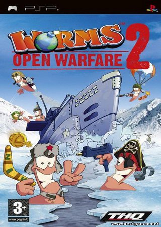 Worms Open Warfare 2 (2007) PSP Скачать Торрент Бесплатно