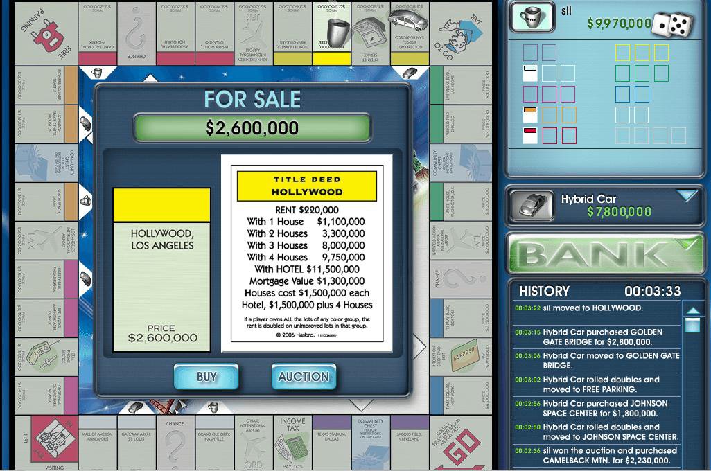Serial Number Monopoly Game House
