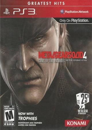 Metal Gear Solid 4: Guns Of The Patriots (2008) PS3 Пиратка Скачать Торрент Бесплатно