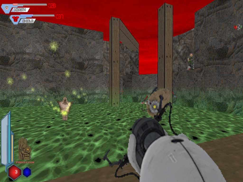 Очень старая игра про. Шутер от первого лица Doom 2.
